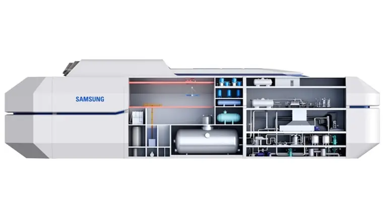 소형모듈원자로(SMR) 탑재가 가능한 삼성중공업의 