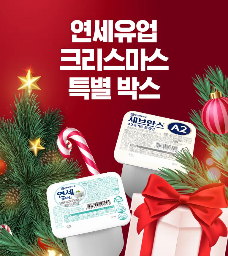 연세유업 크리스마스 특별 박스. (사진=연세유업)