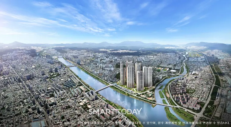 태화강 센트럴 아이파크 광역조감도 (사진=HDC현대산업개발)