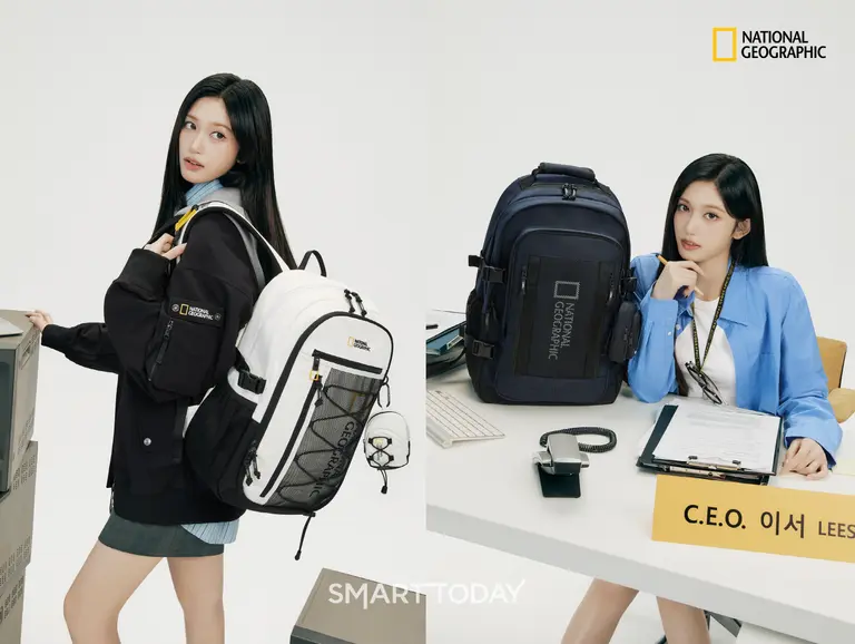아이브 멤버 이서와 함께한 내셔널지오그래픽 어패럴 신학기 캠페인 화보 (사진제공=내셔널지오그래픽)