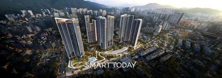 부산 온천5구역 재개발 사업 조감도 (사진=HDC현대산업개발)