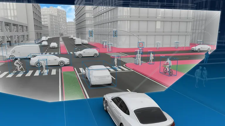 자동차 첨단운전자보조시스템(ADAS) 개념도. 삼성전자 제공