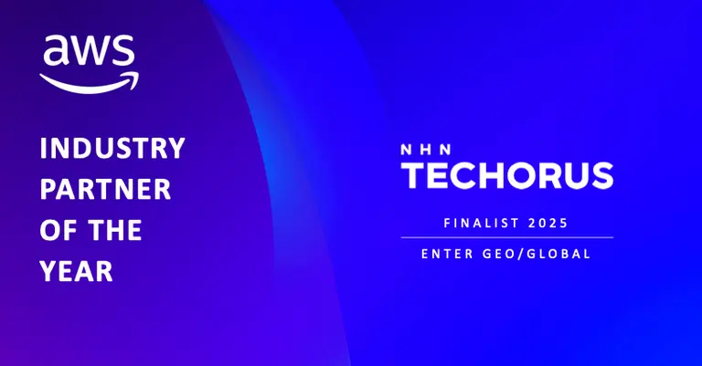NHN테코러스의 AWS 글로벌 파트너 어워드 2025 파이널리스트 선정 이미지. (제공 NHN)