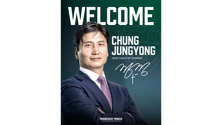 정정용 전북현대모터스FC 신임 감독. 구단 제공