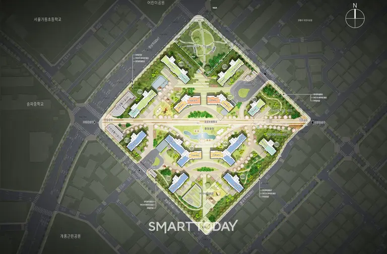 가락극동아파트 재건축 정비사업 배치도 (사진=서울시)
