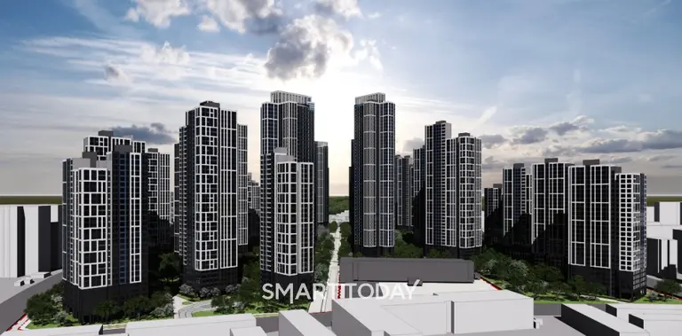 일산신도시 강촌마을&nbsp;3‧5‧7‧8 통합재건축 조감도 (사진=한국토지신탁)