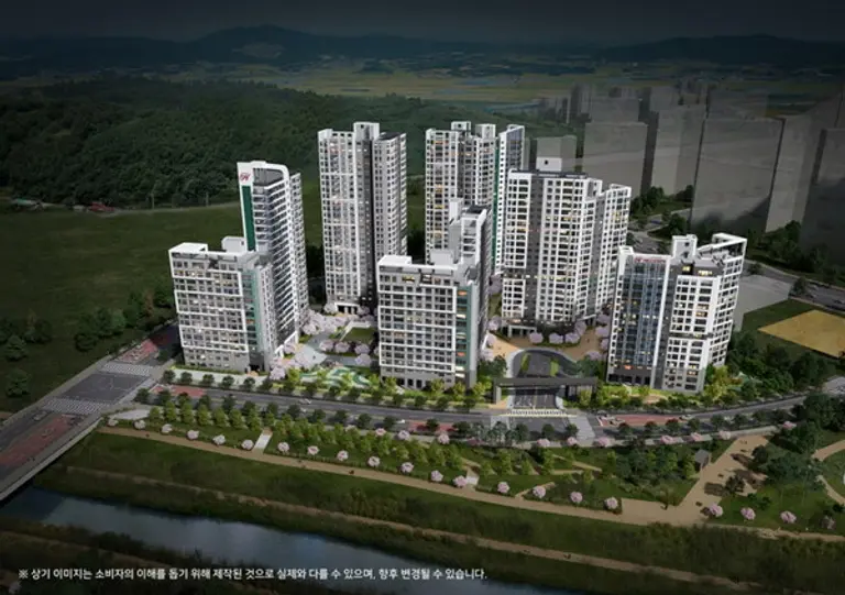 힐스테이트 도안리버파크 2차 5단지 메인 조감도