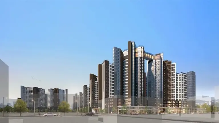 래미안 원페를라 투시도