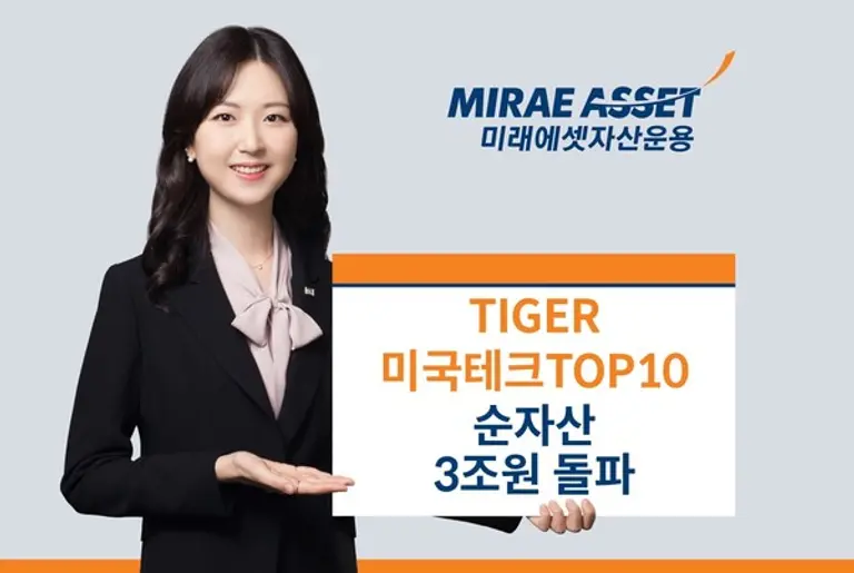 ‘TIGER 미국테크TOP10 ETF’ 순자산 3조 돌파