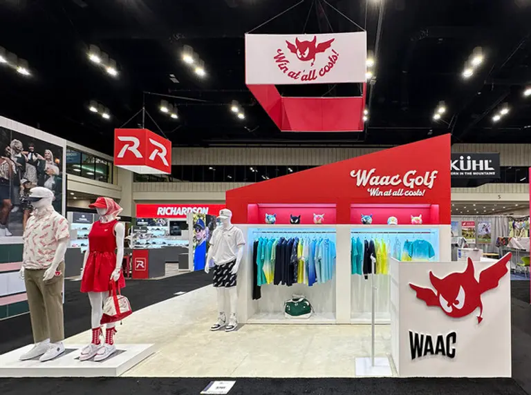 2025 PGA쇼에 참가한 왁 부스 전경 (사진제공=코오롱 FnC )