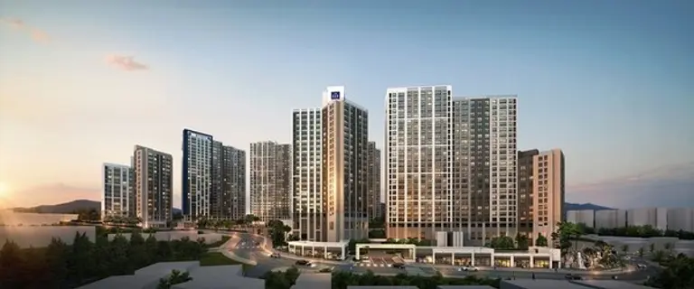 동문건설 ‘파주 문산역 3차 동문 디 이스트 센트럴’ 투시도, 출처=동문건설