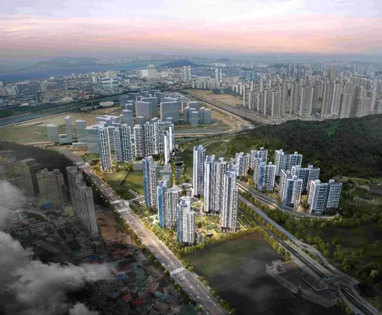 ‘래미안 송도역 센트리폴’ 전체 조감도 (사진=삼성물산)