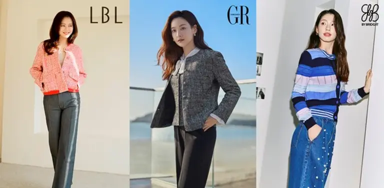 (왼쪽부터 LBL, 조르쥬레쉬, 바이브리짓 화보 이미지)