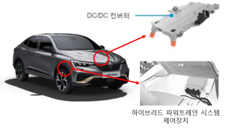 르노코리아 아르카나 하이브리드 결함장치 (사진=국토교통부)
