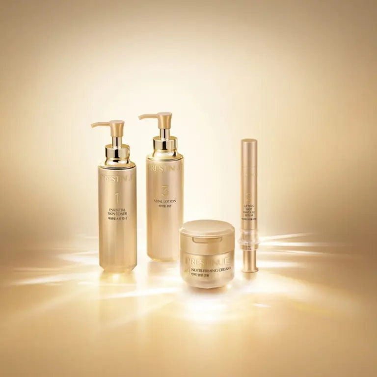 LG생활건강은 인상 안티에이징 브랜드 ‘프레스티뉴’ 신제품 4종을 출시했다. (제공 LG생활건강)