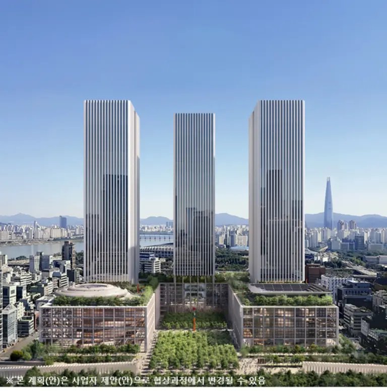 GBC 개발계획 변경제안서 조감도 (사진=서울시)