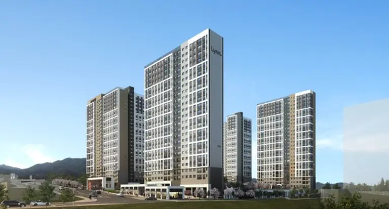 부산 장안지구 우미 린 프리미어 투시도 (사진=우미건설)