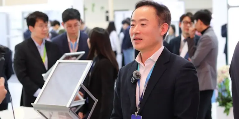  * 오정강 엔켐 대표이사. 2024년 3월 서울 코엑스에서 열린 