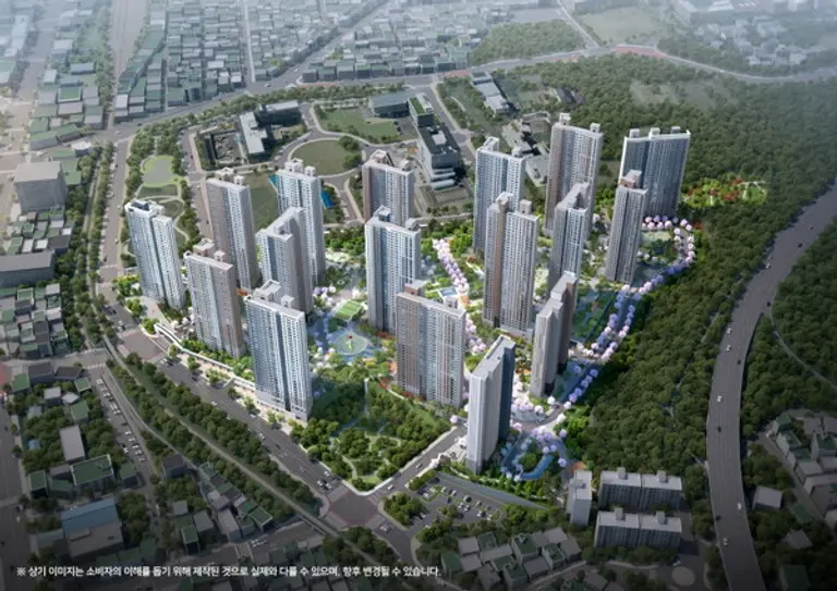 창원 메가시티 자이&위브_조감도