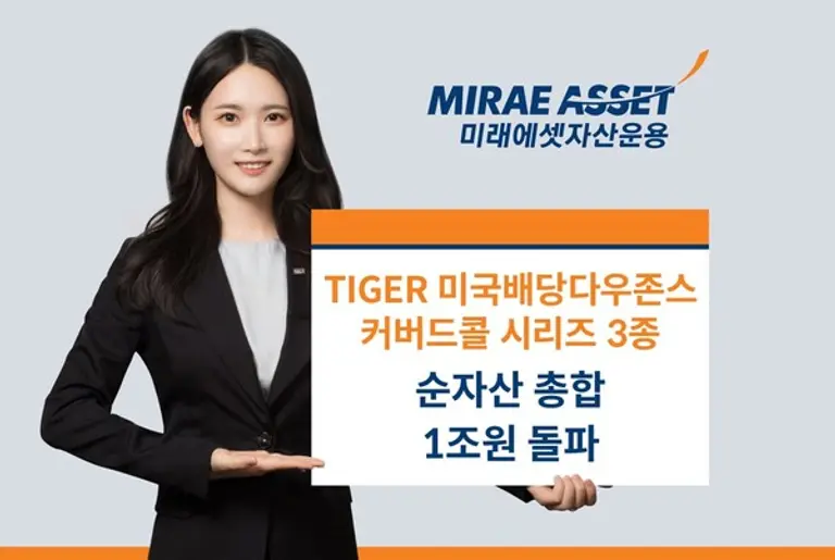TIGER미국배당다우존스커버드콜 시리즈 1조 돌파