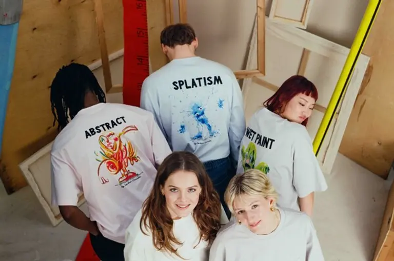 커스텀멜로우와 세바스찬 쇼메톤의 협업한 아트 컬렉션 이미지 (사진제공=코오롱 FnC)