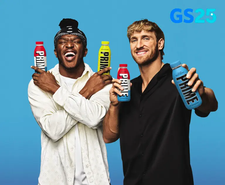 유튜버인 ‘로건 폴’(오른쪽)과 ‘KSI’가 함께 론칭한 스포츠 음료 