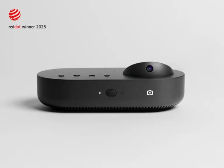 SK브로드밴드의 ‘AI 4 vision’ 셋톱박스가 ‘레드닷 디자인 어워드 2025’에서 프로덕트 디자인 부문 본상을 수상했다. (제공 SK브로드밴드)