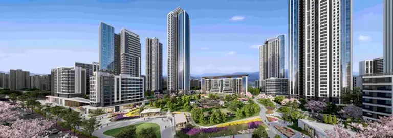 장위8 공공재개발 단지 투시도 (사진=삼성물산)