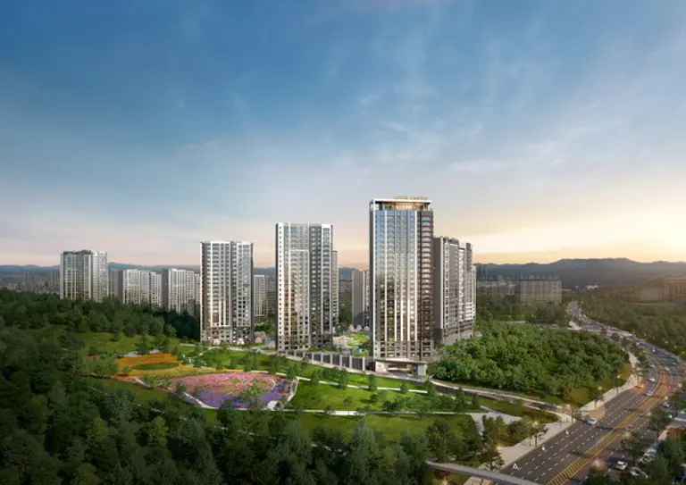 중앙공원 롯데캐슬 시그니처 투시도 (사진=롯데건설)