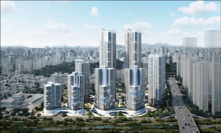 개포우성4차 아파트 재건축 정비계획 투시도 (사진=서울시)