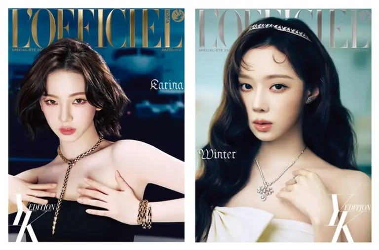 에스파 카니라 & 윈터 (사진=로피시엘 YK 에디션)