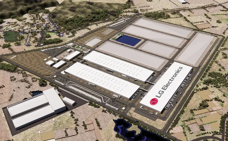 LG전자의 인도 스리시티 공장 조감도. (제공 LG전자)