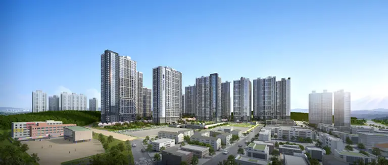 고양 더샵포레나 투시도 (사진=포스코이앤씨·한화 건설)