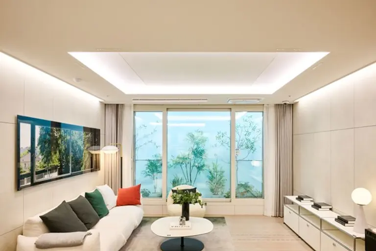  ‘에너지 절약형 조명’과 히든 라이팅 시스템이 적용된 이미지 (사진제공=GS건설)