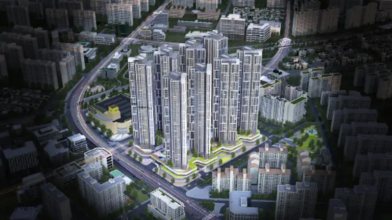 사진: 라온프라이빗 쌍용 센트럴타워 조감도