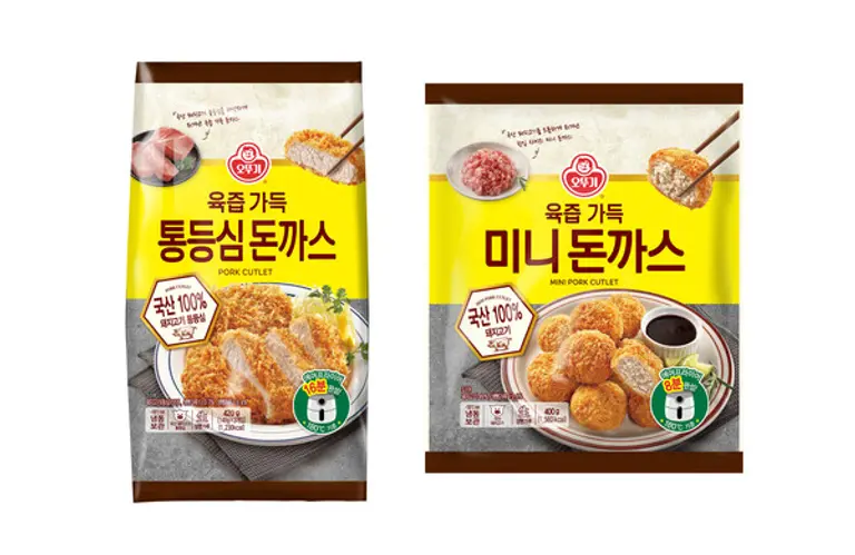 오뚜기 육즙 가득 돈까스 2종 시뮬컷