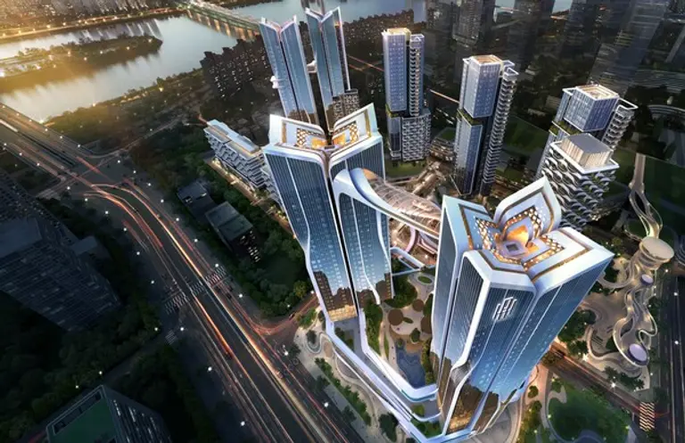 용산정비창 전면1구역 오티에르 용산 스카이브릿지 조감도 (사진제공=포스코이앤씨)