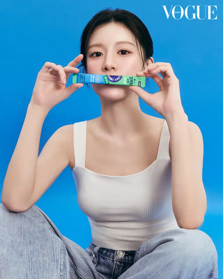 고윤정과 함께한 상쾌환 화보 (사진제공=보그코리아)