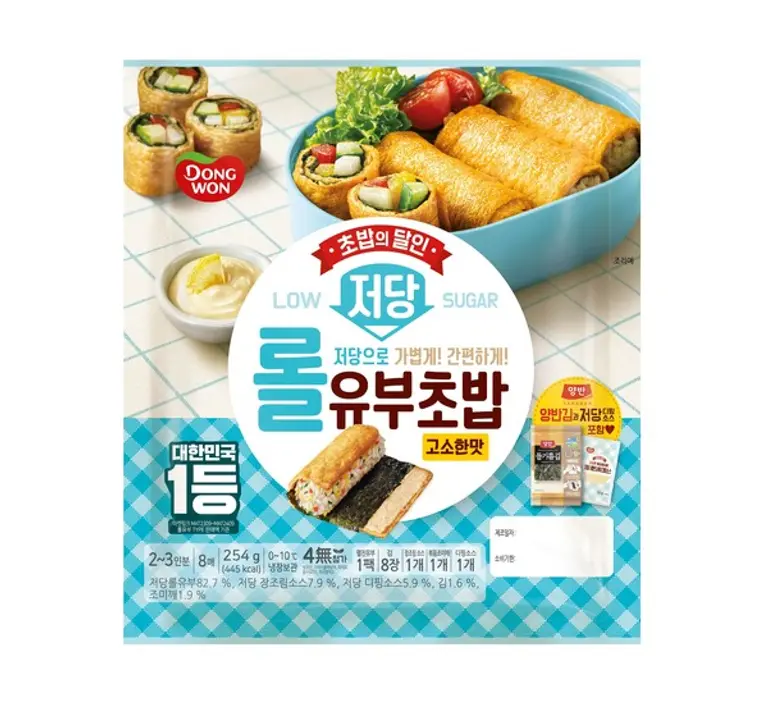 동원F&B, ‘저당 롤유부초밥’ 출시