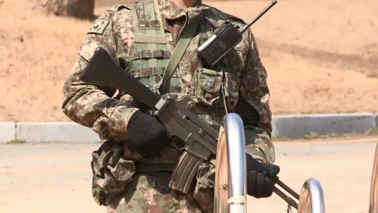 K2 소총. 연합뉴스TV 캡처