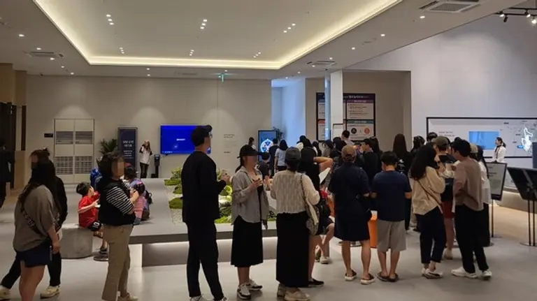 오산 세교 아테라 견본주택 내부 모습 (사진제공=금호건설)