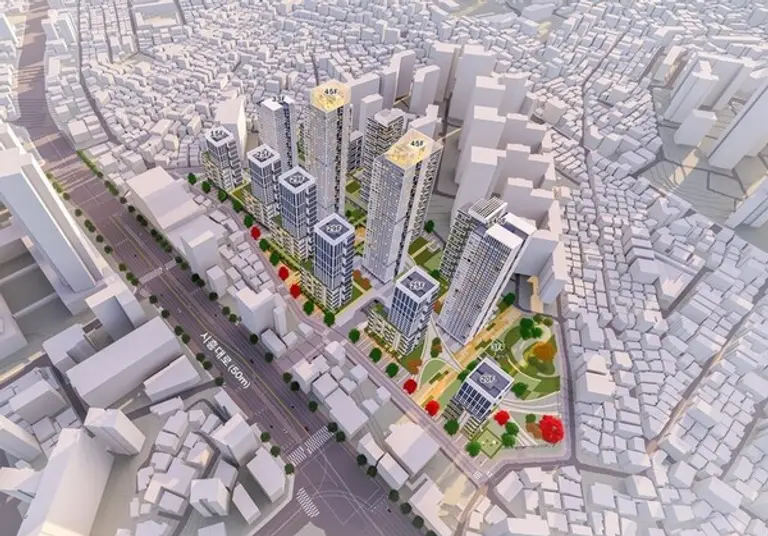 독산시흥구역 재개발사업 조감도