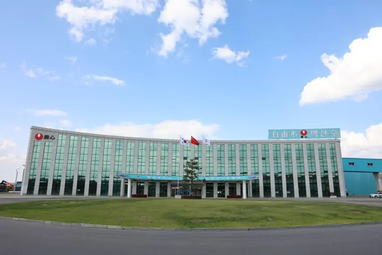 농심 백산수 공장 전경