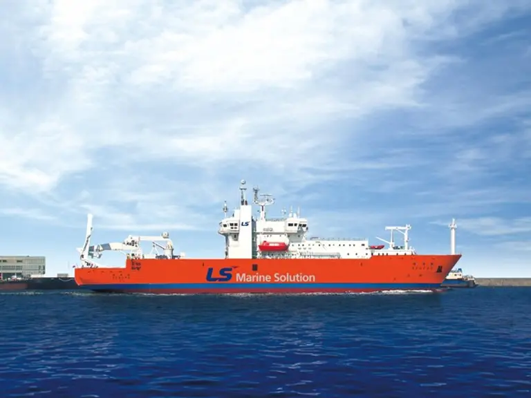 LS마린솔루션의 해저통신케이블 포설선 세계로호