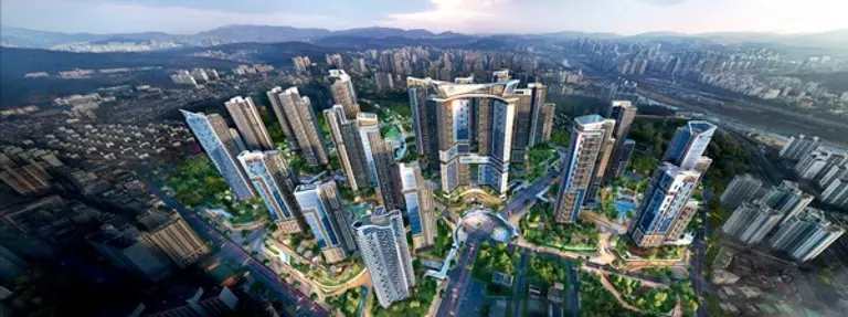 구리 수택동 재개발사업지 조감도 (사진=현대건설·포스코이앤씨 컨소시엄)