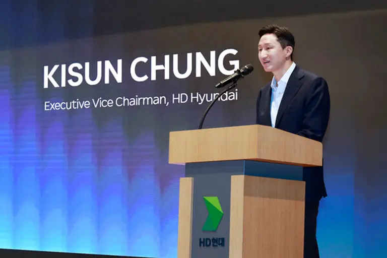 정기선 HD현대 수석부회장이 24일 HD현대 글로벌R&D센터에서 열린 