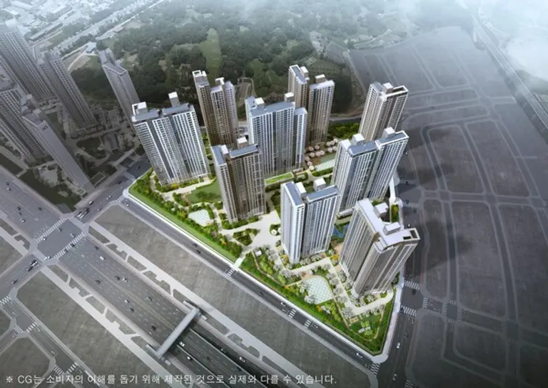 아산탕정자이 센트럴시티 조감도 (사진=GS건설)