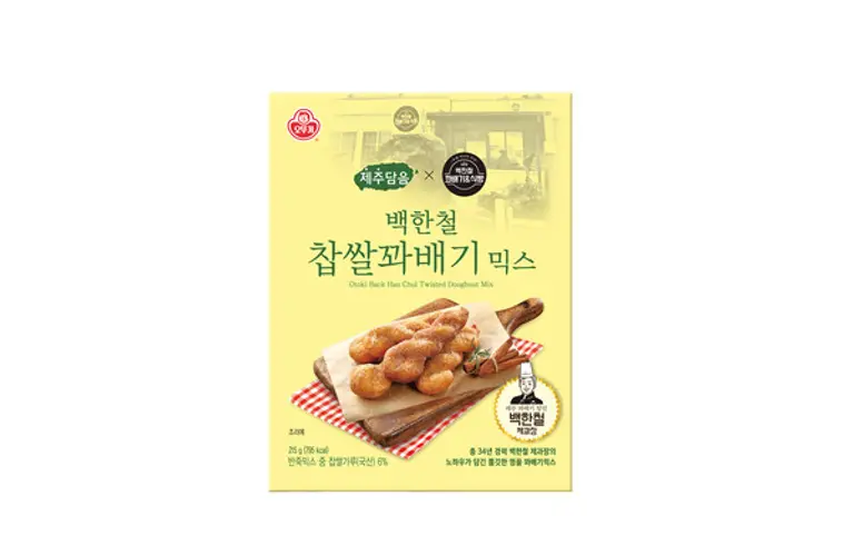 오뚜기 제주담음 백한철 찹쌀꽈배기 믹스 시뮬컷