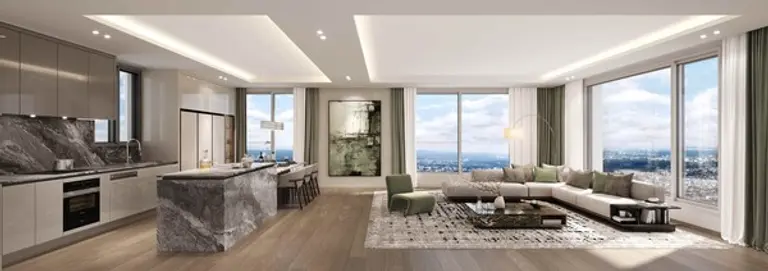 개포우성 7차 래미안 루미원 99A 타입 거실 이미지 (사진=삼성물산)