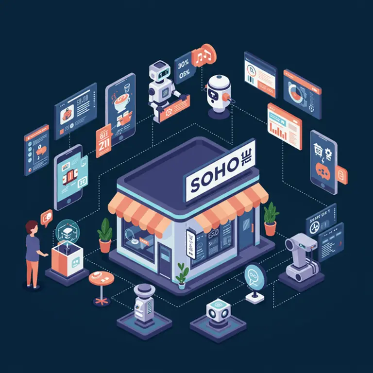  * 소호의 디지털 전환 이미지=구글 Gemini 생성